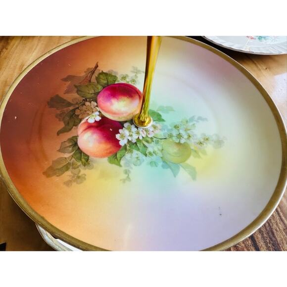 Three-Tier Dessert Stand | Vintage China Cupcake‎ Stand | Wedding Décor - Picture 4 of 6